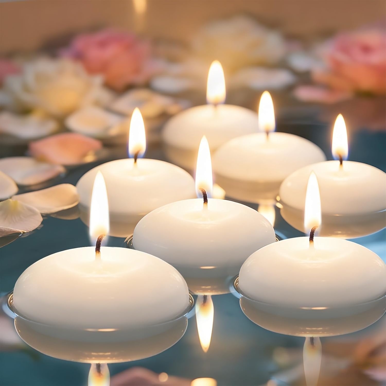 Paraffin Wax - 20 шт. неароматизированных плавающих свечей для