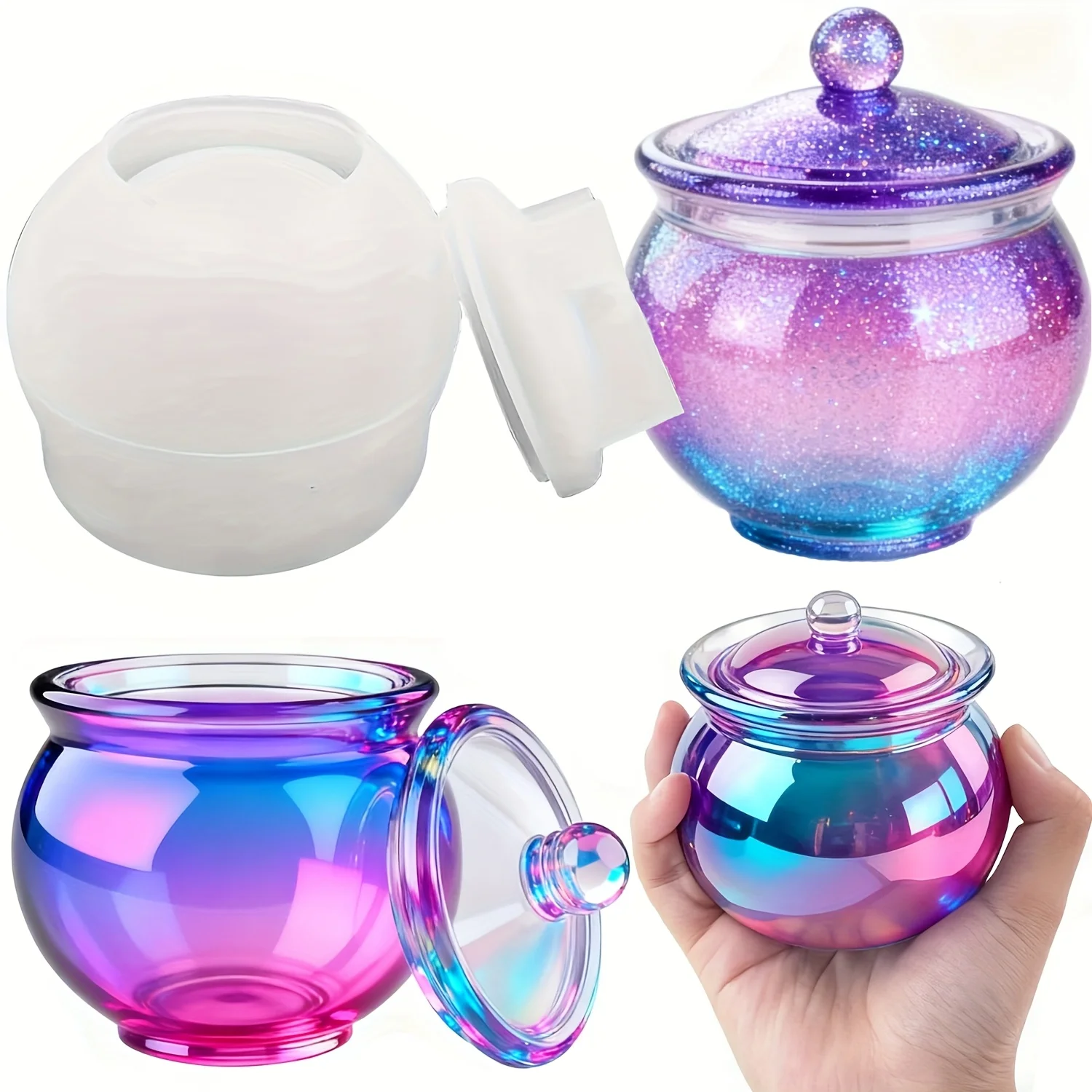 Candle Molds - 1 комплект круглых форм для банок