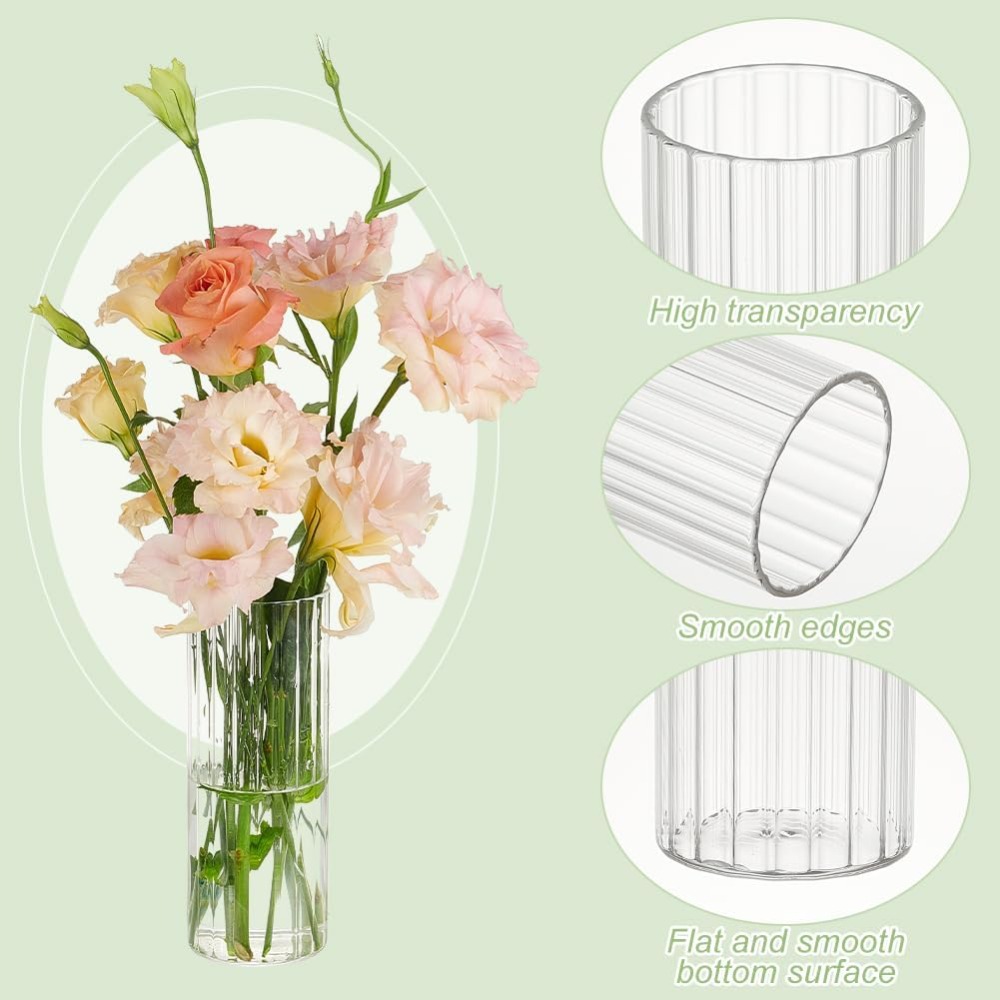 4-размерные стеклянные цилиндр – обзор и цена Candle Containers