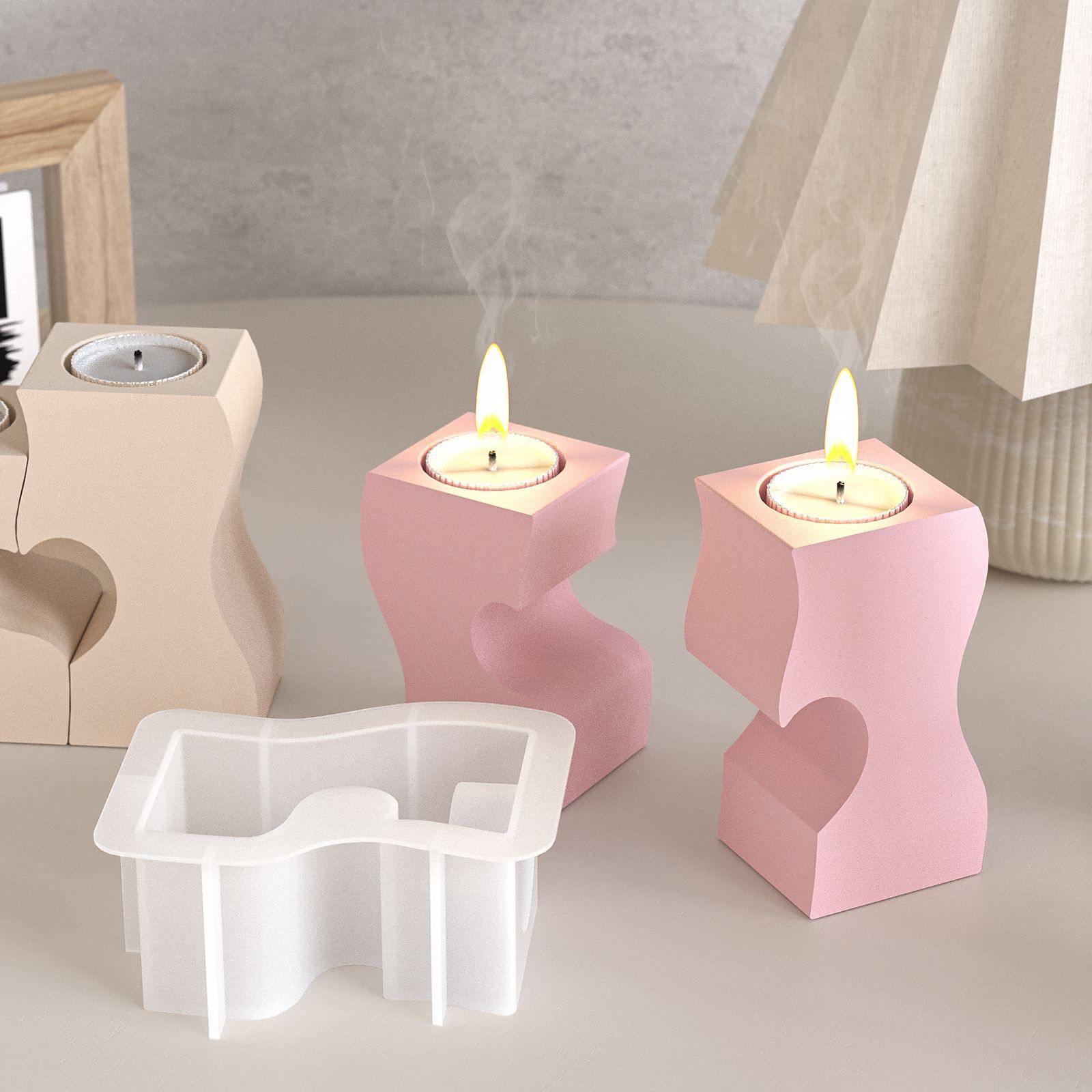 S сердце подсвечник силиконовы – обзор и цена Candle Molds